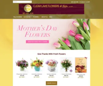 Clearlakeflowers.com(Clear Lake Flowers & Florist) Screenshot