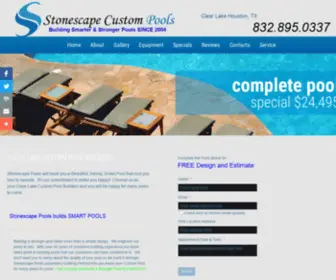 Clearlakepoolbuilder.com(Clear Lake Pool Builder) Screenshot