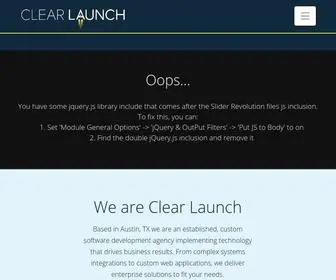 Clearlaunch.com(Clear Launch) Screenshot