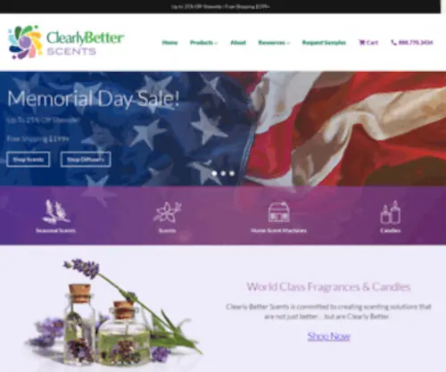 Clearlybetterscents.com(Clearly Better) Screenshot