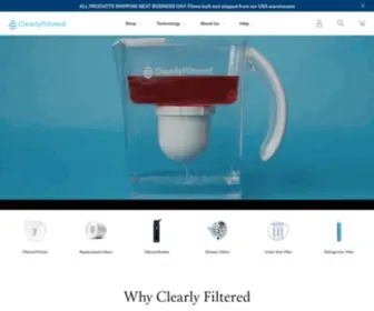 Clearlyfiltered.com(Clearly Filtered) Screenshot