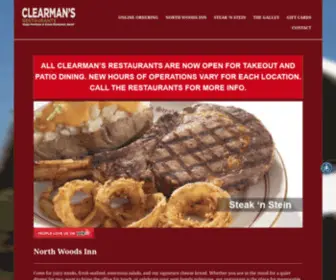 Clearmansrestaurants.com(Clearmans Restaurants) Screenshot