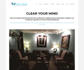 Clearmindpsychiatry.com(Fullerton psychiatrist Paul Chung) Screenshot