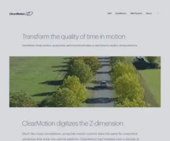 Clearmotion.com(ClearMotion) Screenshot