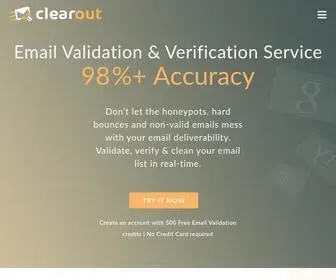 Clearout.io(Bulk Email List Validation) Screenshot