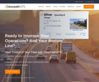 Clearpathgps.com(GPS Fleet Management Solutions) Screenshot