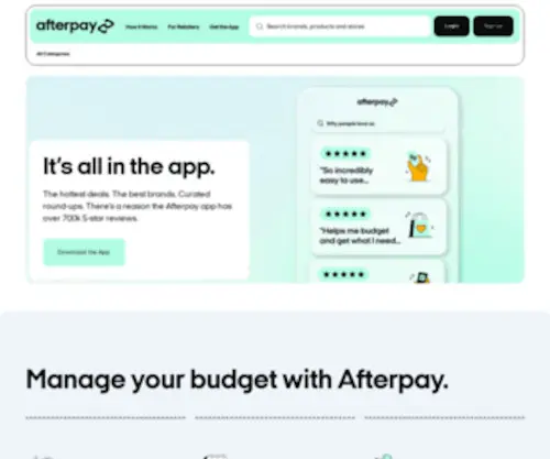 Clearpay.com(Buy now) Screenshot