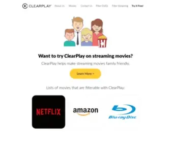 Clearplay.com(Filter Amazon streaming with ClearPlay) Screenshot