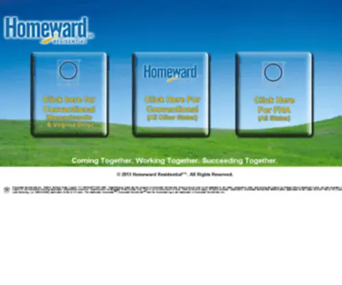 Clearpointfunding.com(Homeward Residential) Screenshot