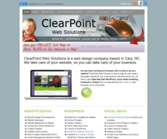 Clearpointweb.com(Small business websites) Screenshot