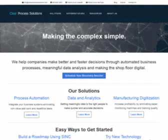 Clearprocesssolutions.com(Digital Transformation Platform Experts) Screenshot