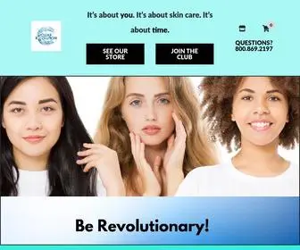 Clearrevolutionskincare.com(Premium Skin Care for the Future of Your Skin) Screenshot