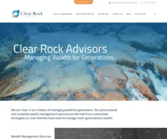 Clearrockadvisors.com(Clear rock advisors) Screenshot