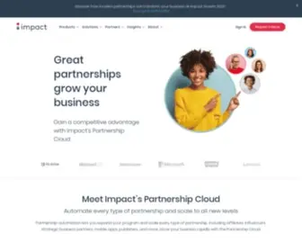 Clearsaleing.com(Impact Partnership Cloud™) Screenshot