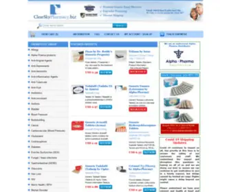 Clearskypharmacy.biz(ClearSky Online Pharmacy) Screenshot