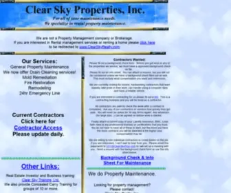 Clearskyprop.com(Clear Sky Properties) Screenshot