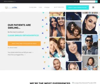 Clearsmilesorthodontics.com.au(Clear Smiles Orthodontics) Screenshot