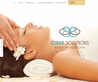 Clearsolutionsacne.com(Clear Solutions Acne & Skin Care Clinic) Screenshot