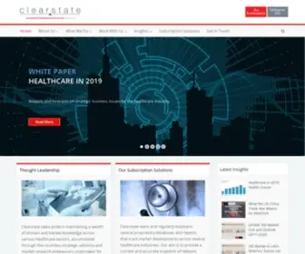 Clearstate.com(Healthcare) Screenshot