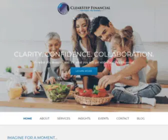 Clearstepfinancial.com(ClearStep Financial) Screenshot