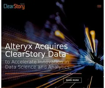 Clearstorydata.com(ClearStory Data automates business intelligence (BI)) Screenshot