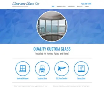 Clearviewglass.com(Clearview Glass Co) Screenshot