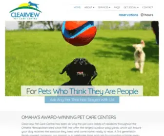 Clearviewpetcare.com(Clearview Pet Care Centre) Screenshot