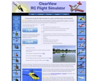 Clearviewrc.com(ClearView RC Flight Simulator) Screenshot