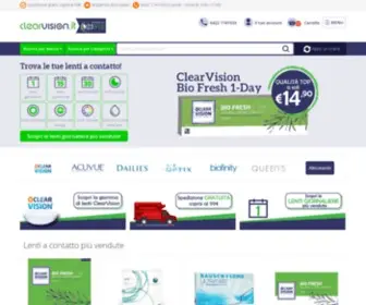 Clearvision.it(Vendita online di lenti a contatto) Screenshot