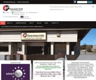 Clearwater-Polk.com(Clearwater-Polk Electric Cooperative) Screenshot