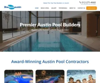 Clearwater-Pools.net(Austin Pool Builders) Screenshot