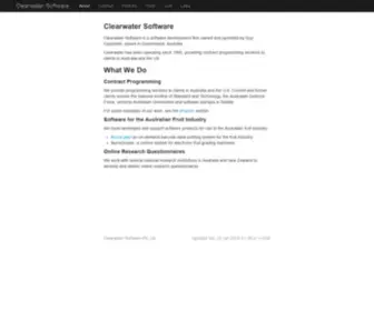 Clearwater.com.au(Clearwater Software) Screenshot