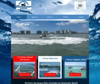 Clearwaterbeachwaverunnerrentals.com(Clear Water Beach Wave Runner Rentals) Screenshot