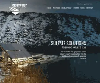 Clearwaterbiologic.com(Sulfate Solutions NEWS) Screenshot