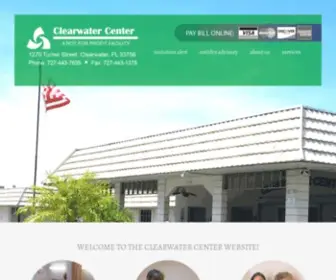 Clearwatercenter.com(Where serving is our pleasure) Screenshot
