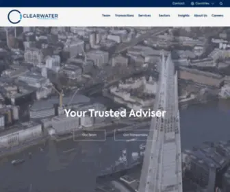 Clearwatercf.com(Corporate Finance Advisory) Screenshot