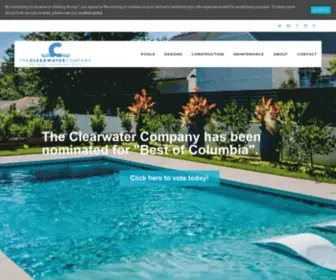 Clearwaterco.com(The clearwater pool company) Screenshot