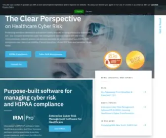 Clearwatercompliance.com(The Clear Perspective on Healthcare Cyber Risk) Screenshot