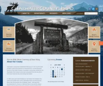 Clearwatercounty.org(Clearwater County) Screenshot