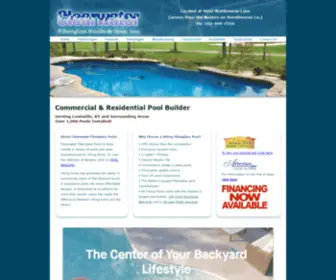 Clearwaterfiberglasspools.com(Clearwater Pools) Screenshot