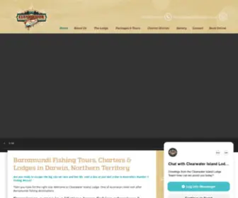 Clearwaterislandlodge.com.au(Barramundi Fishing Tours & Fishing Charters Darwin) Screenshot