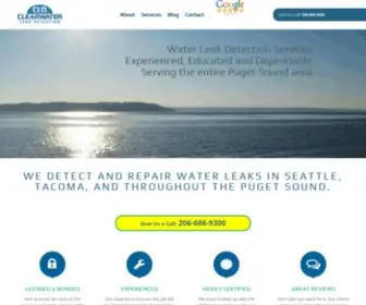 Clearwaterleakdetection.com(Clearwater Leak Detection) Screenshot