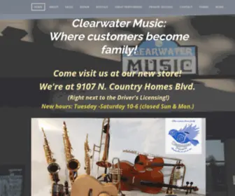 Clearwatermusicserves.com(Featured Products) Screenshot