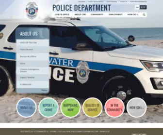 Clearwaterpolice.org(Clearwater, FL Police Department) Screenshot