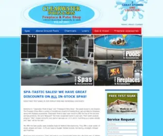 Clearwaterpoolsandspasnc.com(Clearwaterpoolsandspasnc) Screenshot