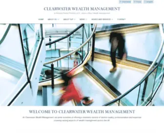 Clearwaterwealthmanagement.co.uk(Wealth management London) Screenshot