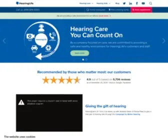 Clearwavehearing.com(HearingLife expert hearing care) Screenshot