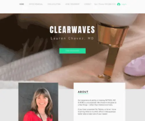 Clearwaves.com(HOME) Screenshot
