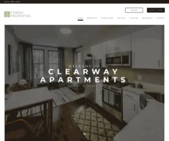 Clearwayboston.com(Clearway Apartments) Screenshot