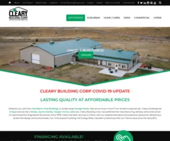 Clearybuilding.com(Cleary Building Corp) Screenshot